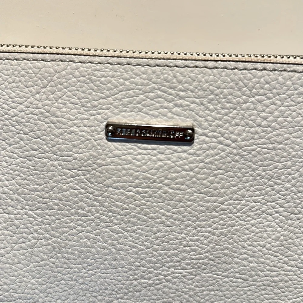 Rebecca Minkoff White Zipper Crossbody Bag